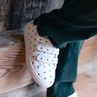 BASIL SCRATCH - NAPPA PRINT - OFF WHITE-BLACK - BASKETS