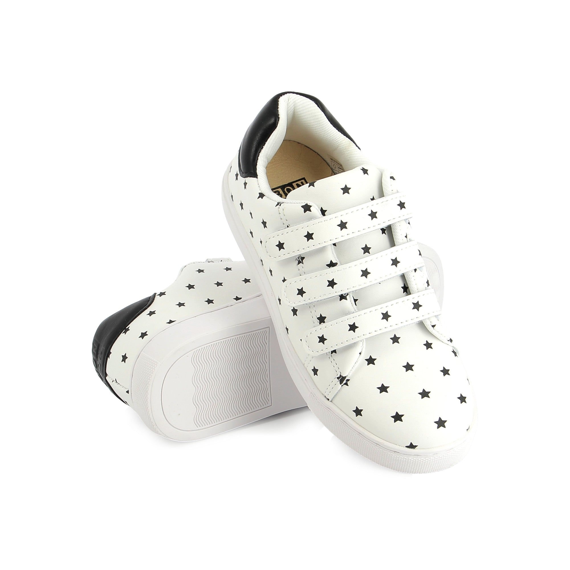 BASIL SCRATCH NAPPA PRINT OFF WHITE BLACK