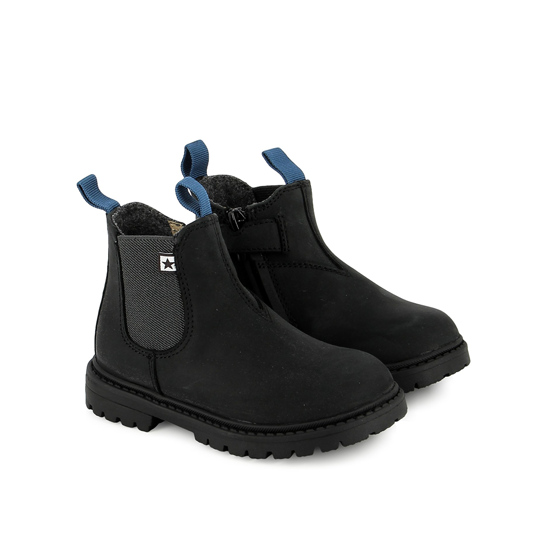 BOOTS CHELSEA CRAZY HORSE BLACK