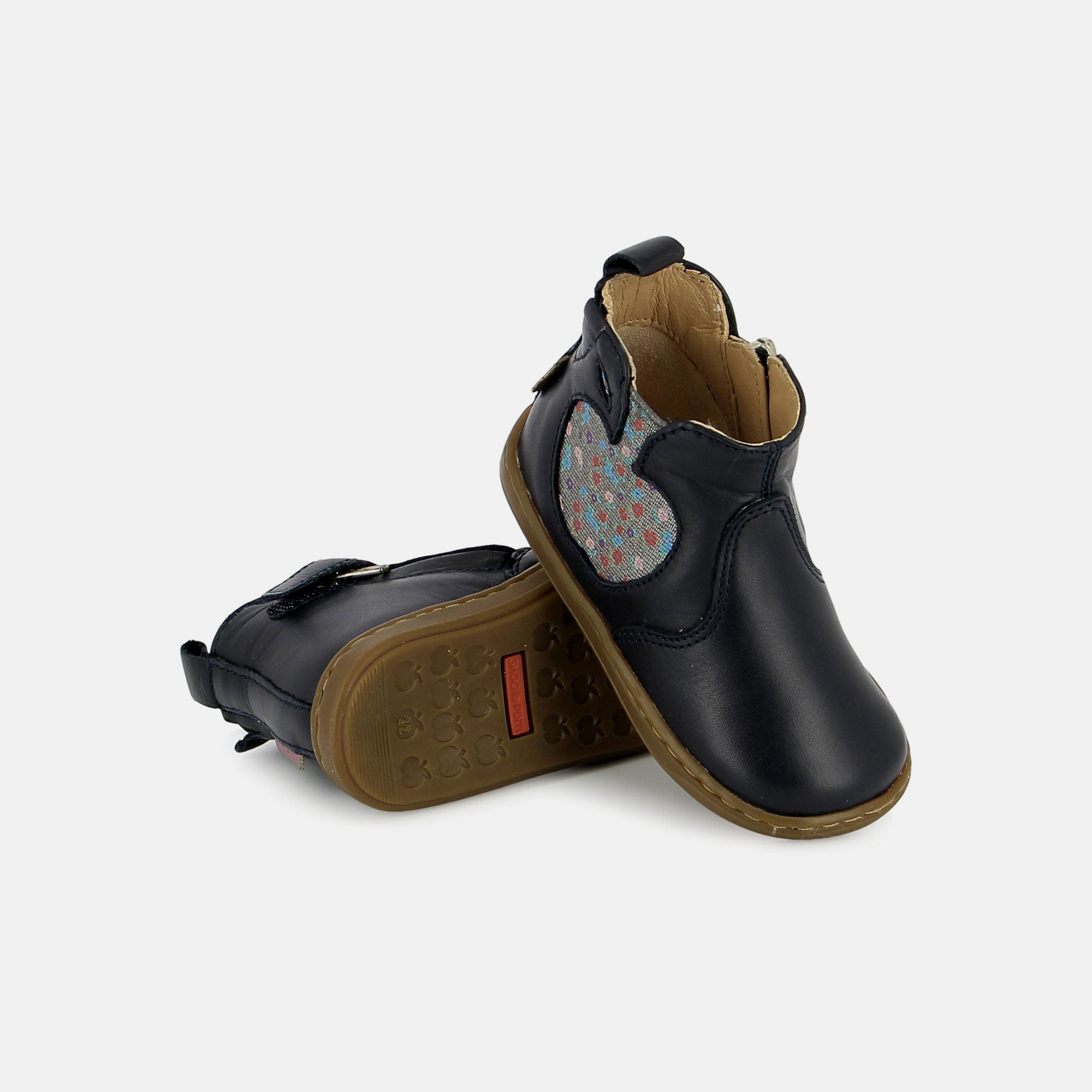 BOUBA APPLE NAPPA NAVY BOOTS & BOTTINES