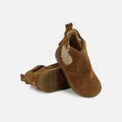 BOUBA APPLE VELOURS OILY CAMEL BOOTS & BOTTINES