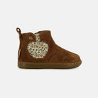 BOUBA APPLE VELOURS OILY CAMEL BOOTS & BOTTINES