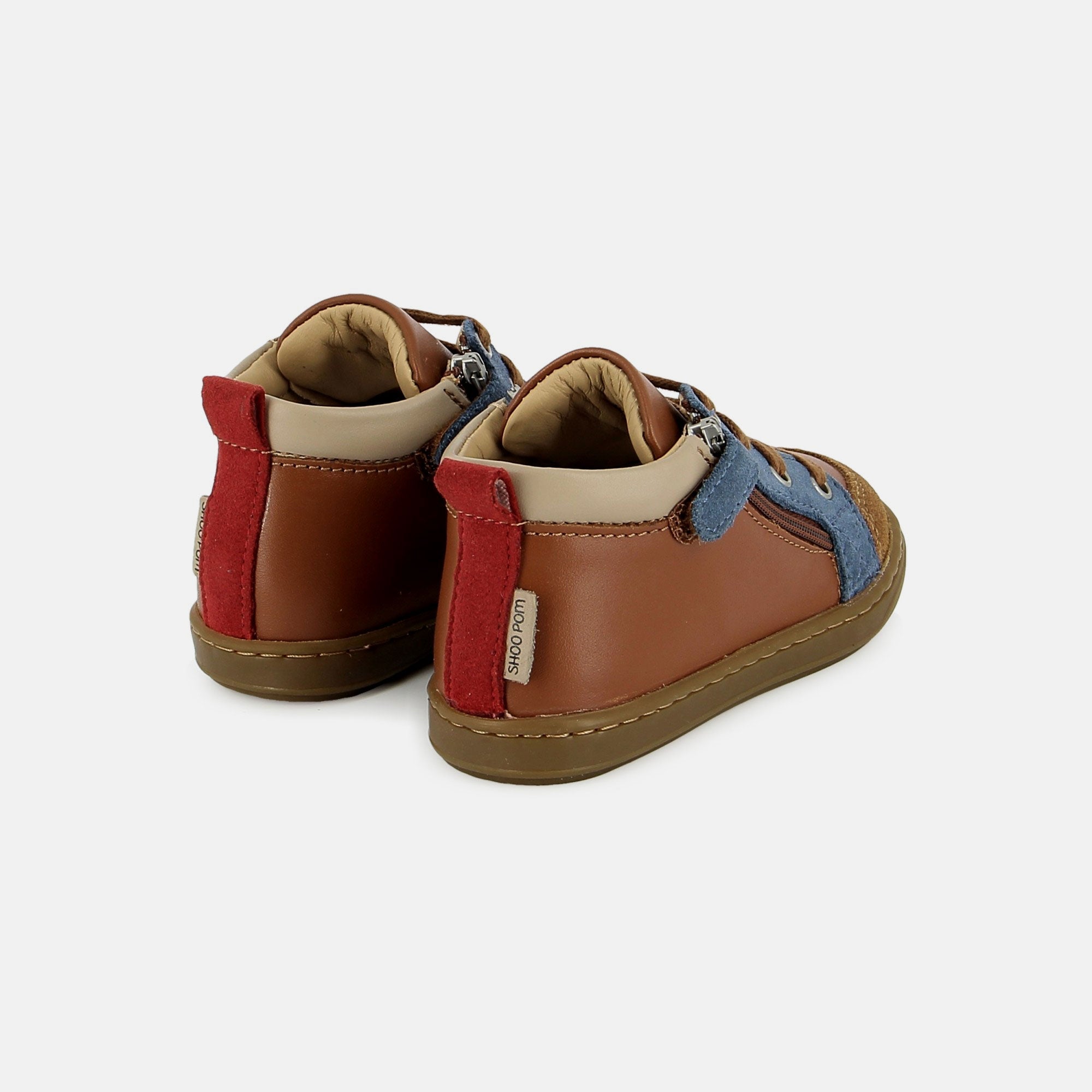 BOUBA BI ZIP NAPPA DK CAMEL BASKETS