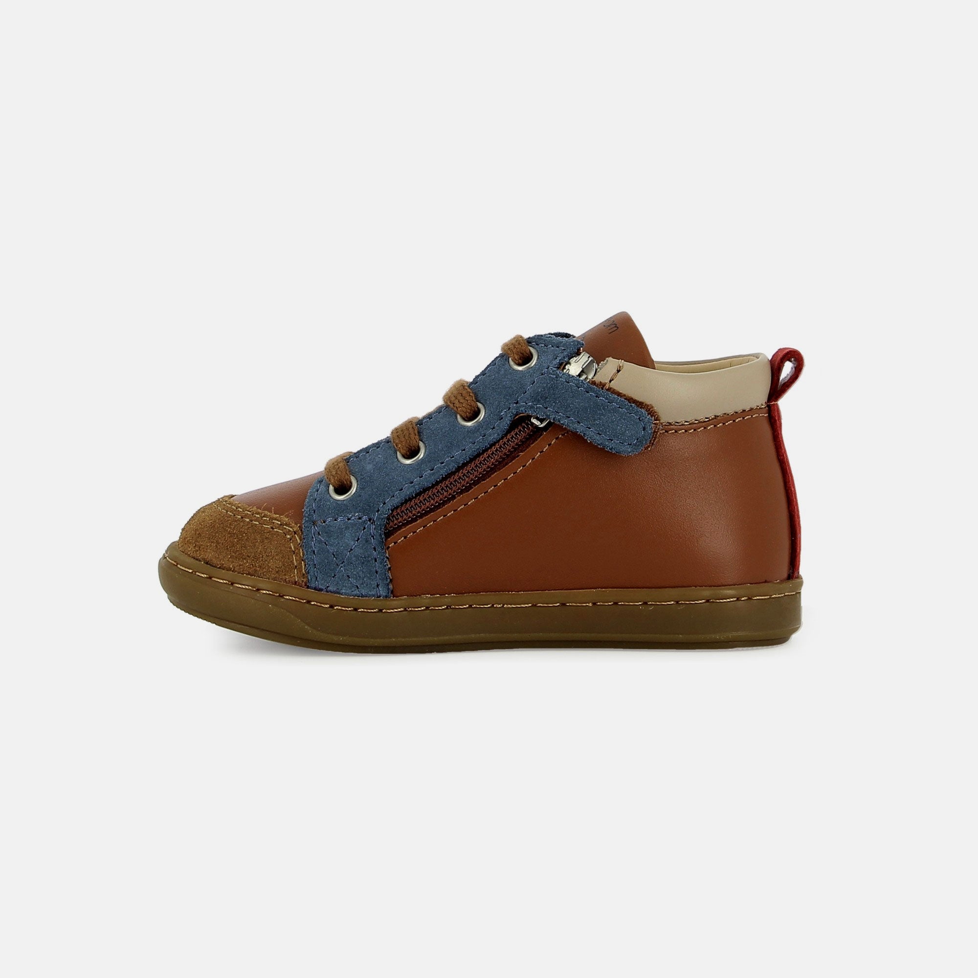BOUBA BI ZIP NAPPA DK CAMEL BASKETS