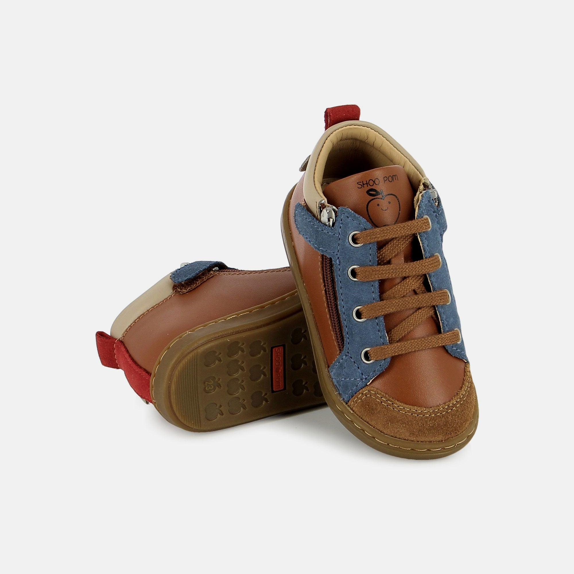 BOUBA BI ZIP NAPPA DK CAMEL BASKETS