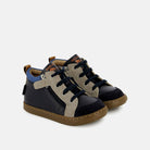 BOUBA BI ZIP - NAPPA - NAVY - BASKETS