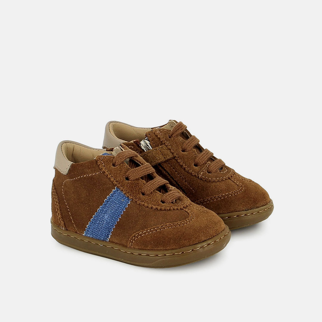 BOUBA LAZY VELOURS OILY CAMEL BASKETS