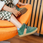 BOUBA LAZY - VELOURS OILY - GRASS - BASKETS