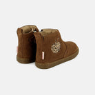 BOUBA MINI APPLE VELOURS OILY CAMEL BOOTS & BOTTINES