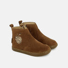 BOUBA MINI APPLE VELOURS OILY CAMEL BOOTS & BOTTINES