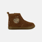 BOUBA MINI APPLE VELOURS OILY CAMEL BOOTS & BOTTINES