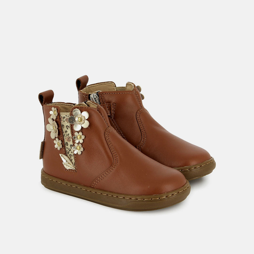 BOUBA MULTIFLO - NAPPA - DK CAMEL - BOOTS & BOTTINES