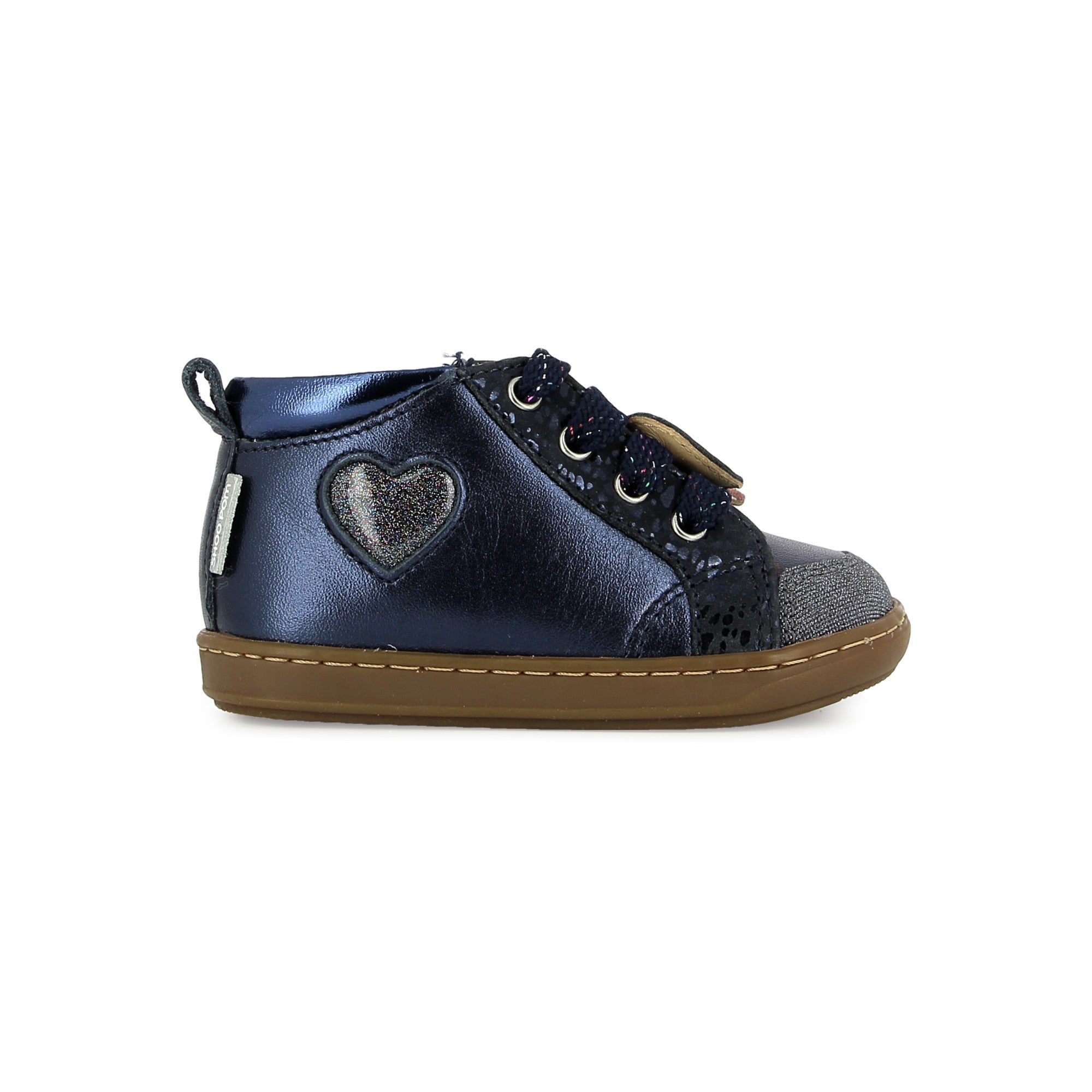 BOUBA NEW HEART - LAMINATO - NAVY - BASKETS