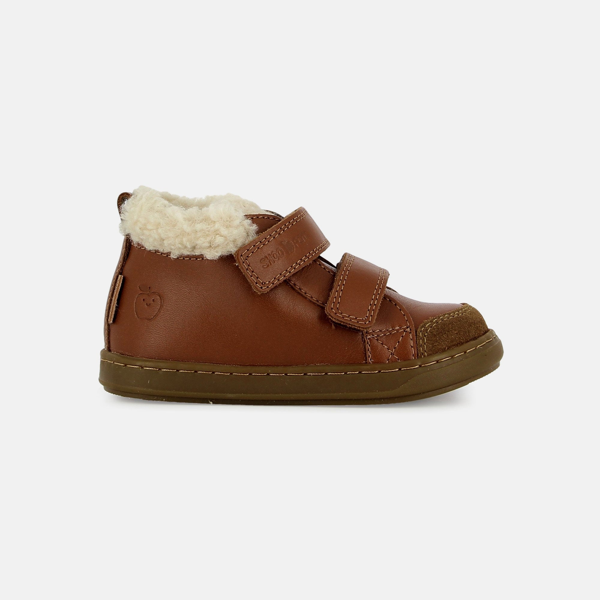 BOUBA SCRATCH WOOL - NAPPA - DK CAMEL - BASKETS