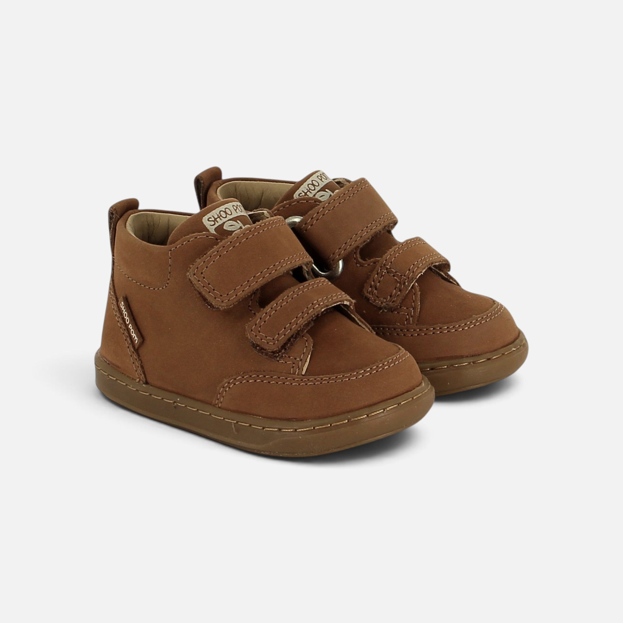 BOUBA SCROLL EASY - NUBUCK - CAMEL - BASKETS