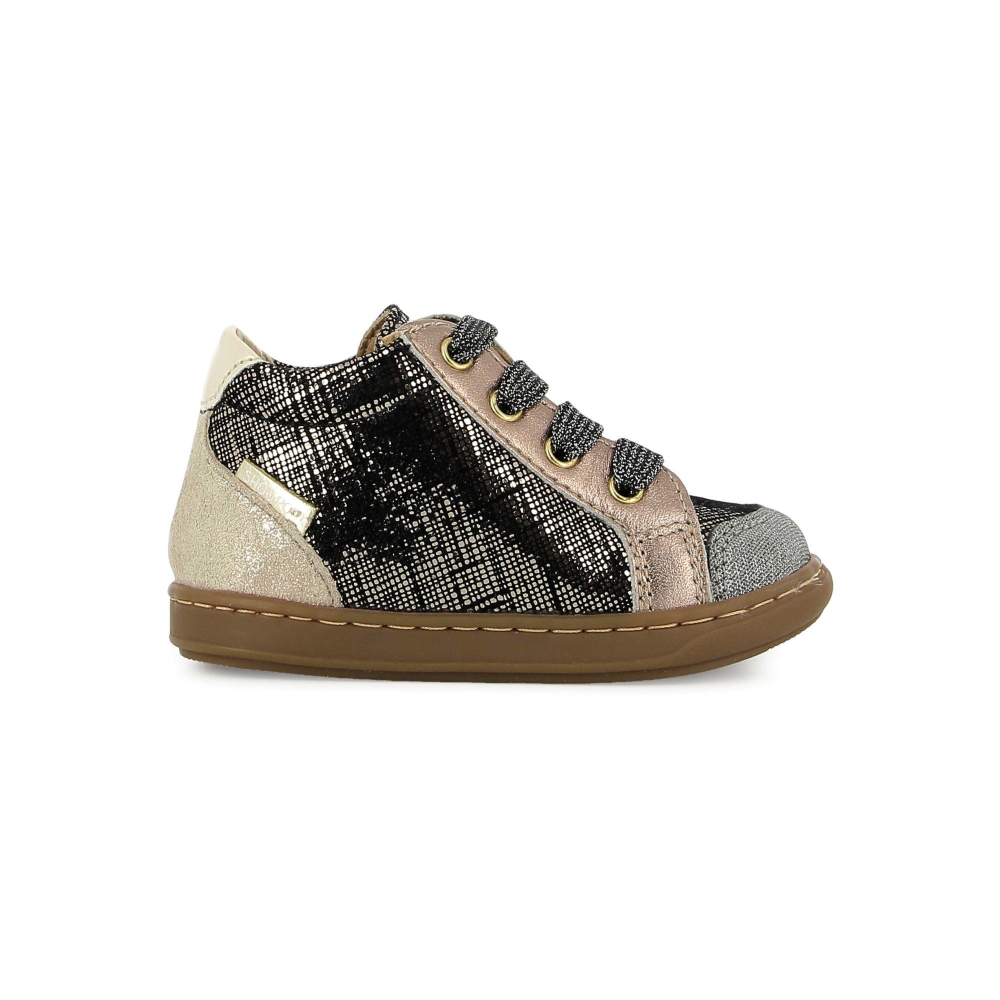 BOUBA ZIP BOX - LINEN - BLACK-PLATINE - PREMIERS