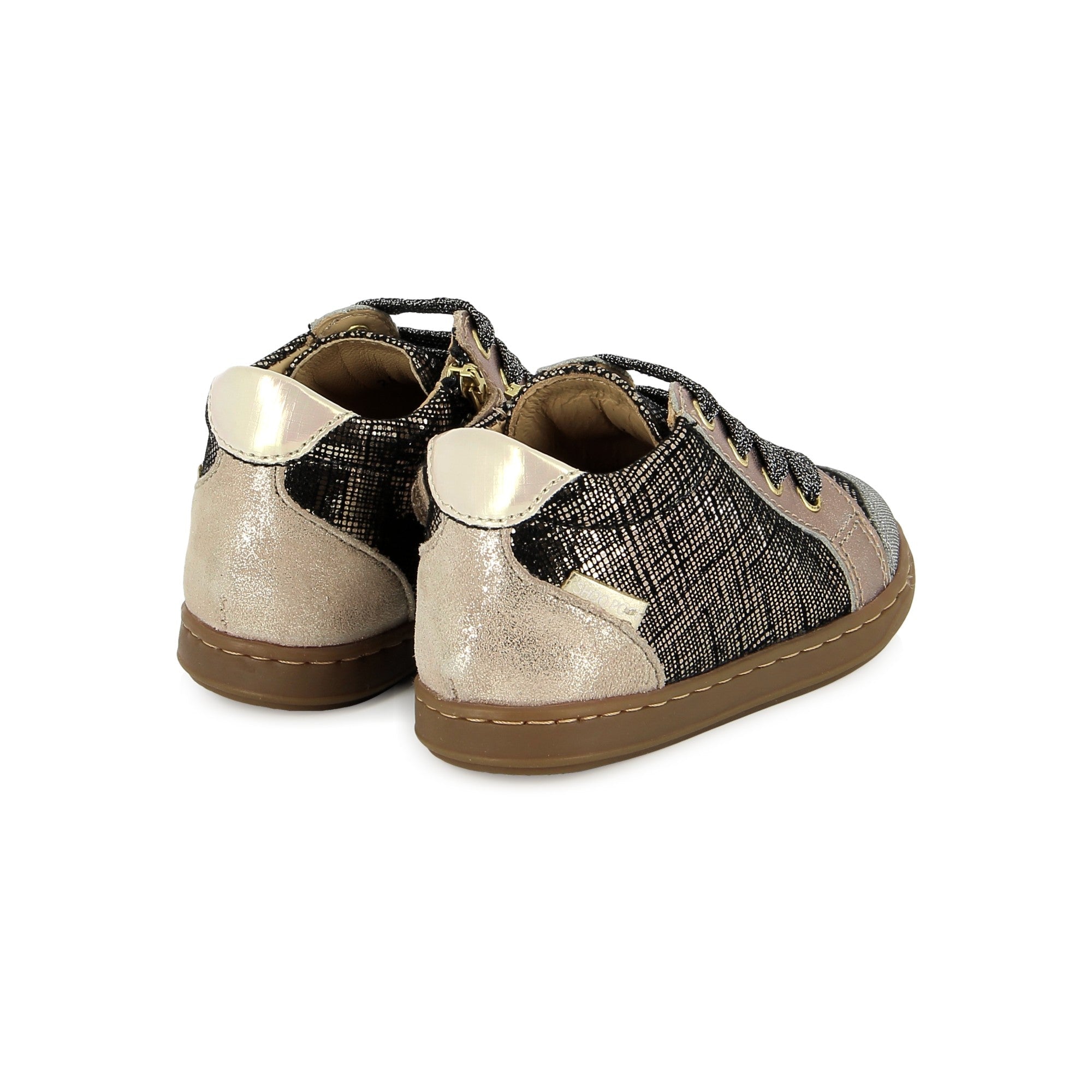 BOUBA ZIP BOX - LINEN - BLACK-PLATINE - PREMIERS