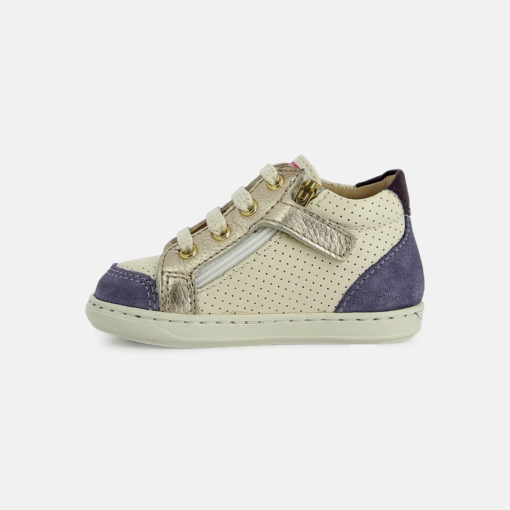 BOUBA ZIP BOX NAPPA CRAIE LT BRONZE IRIS BASKETS