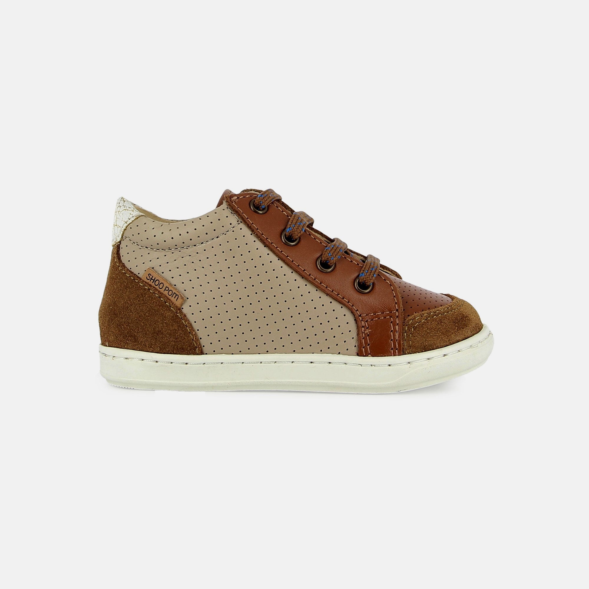 BOUBA ZIP BOX NAPPA DK CAMEL MASTIC BASKETS