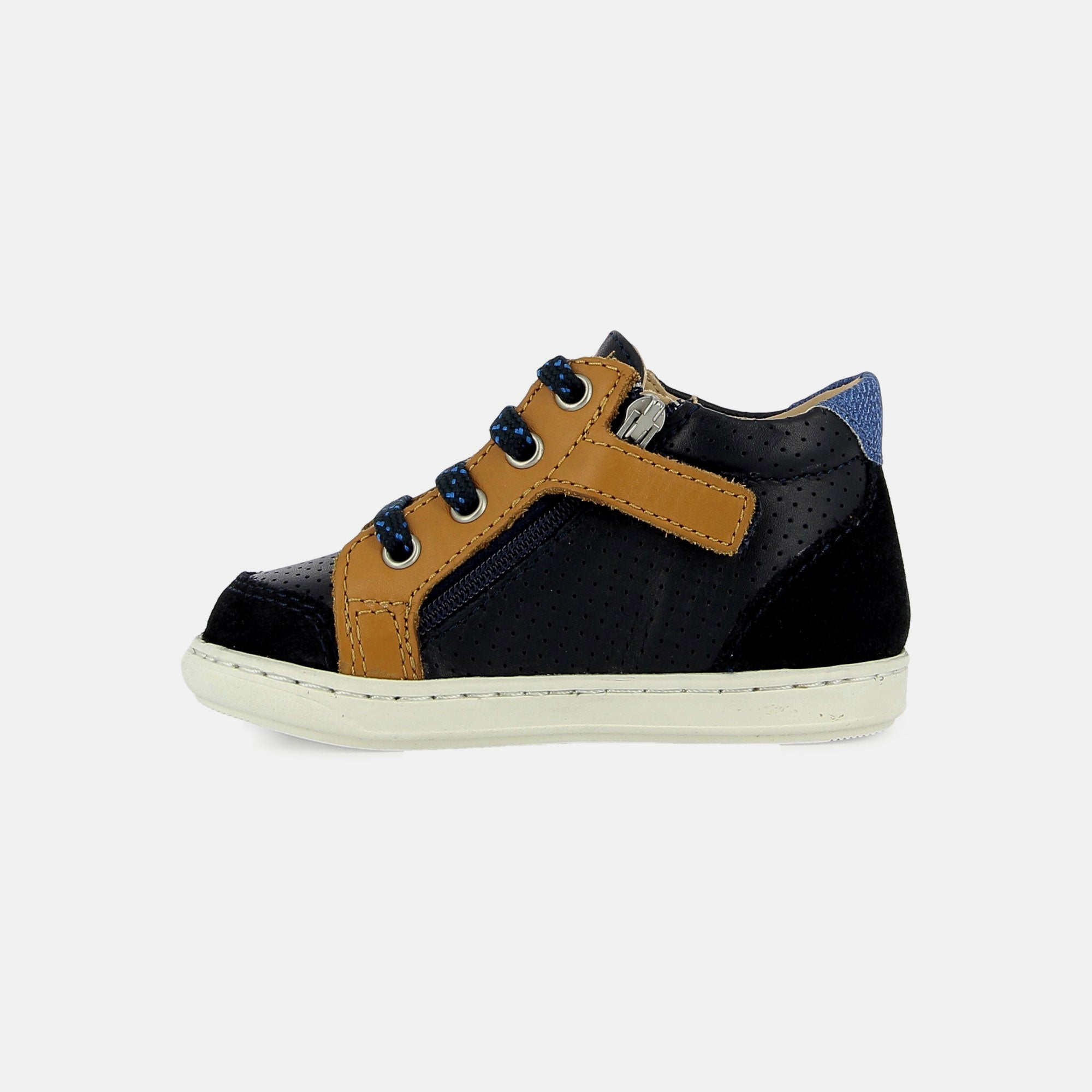 BOUBA ZIP BOX - NAPPA - NAVY - BASKETS