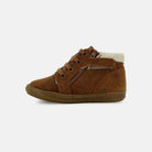 BOUBA ZIP DESERT FUR VELOURS OILY DARK CAMEL BASKETS
