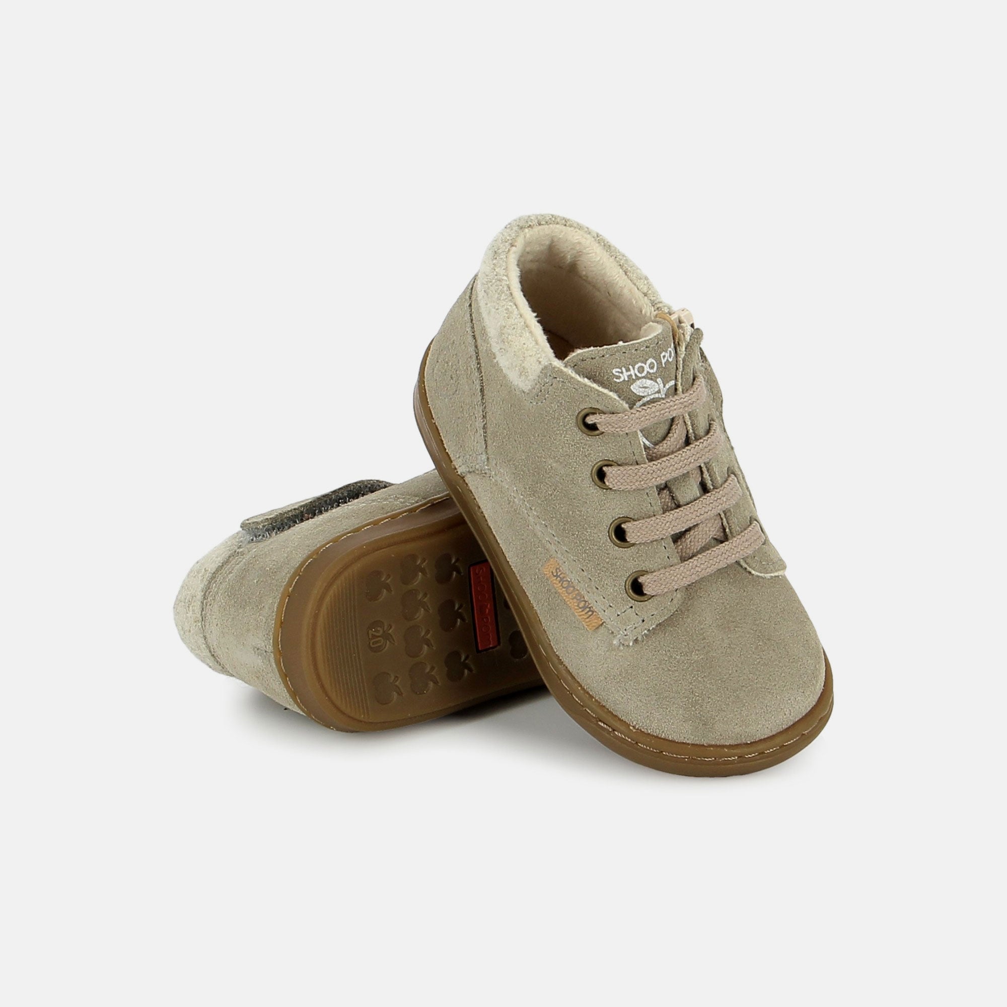 BOUBA ZIP DESERT FUR VELOURS OILY EARTH