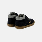 BOUBA ZIP DESERT FUR VELOURS OILY NAVY BASKETS