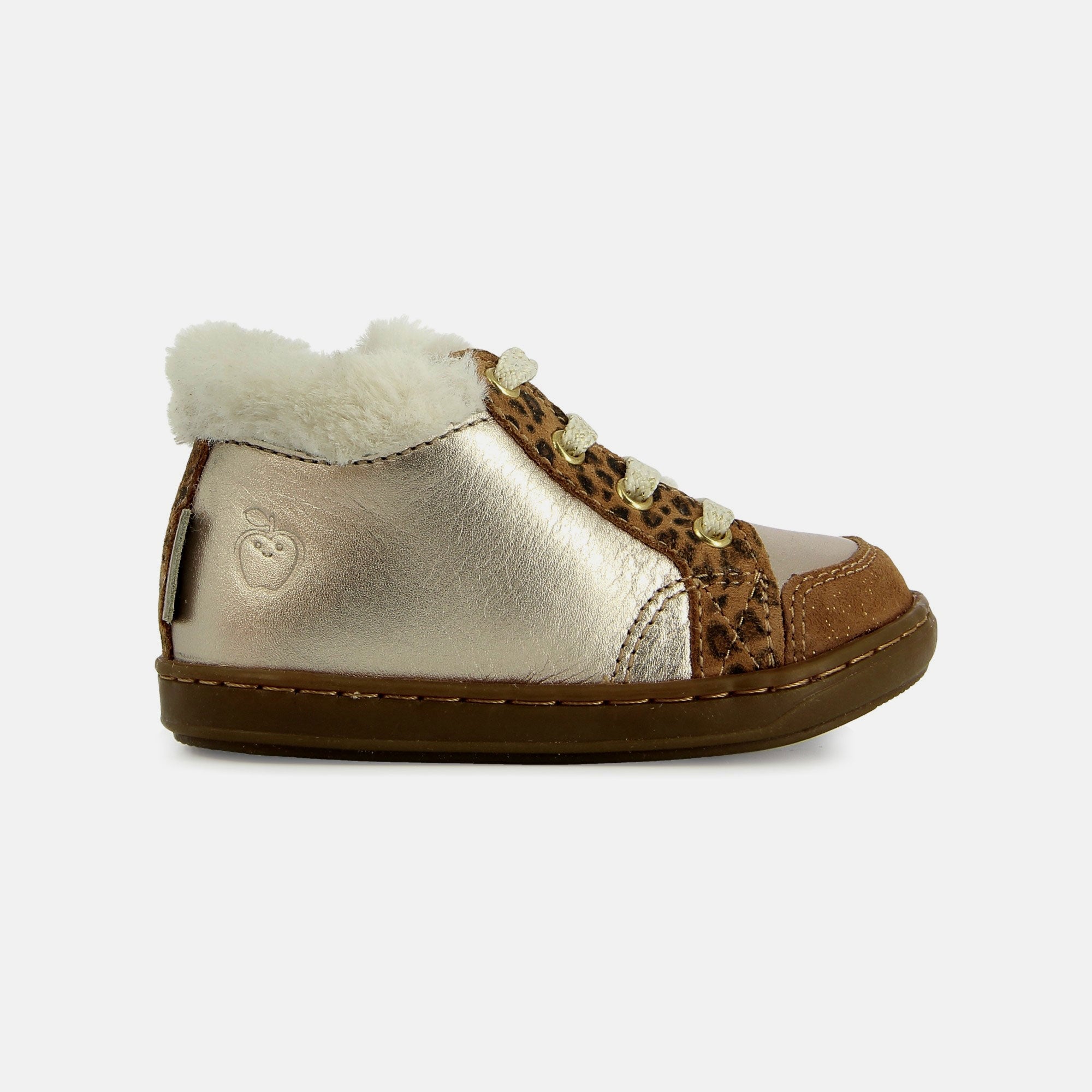 BOUBA ZIP HAIR - COW ARTIC - LT BRONZE - BASKETS