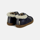BOUBA ZIP HAIR - DUST-FUR - NAVY - BASKETS