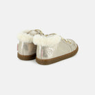 BOUBA ZIP HAIR MINI CLOUD BEIGE PLATINE BASKETS