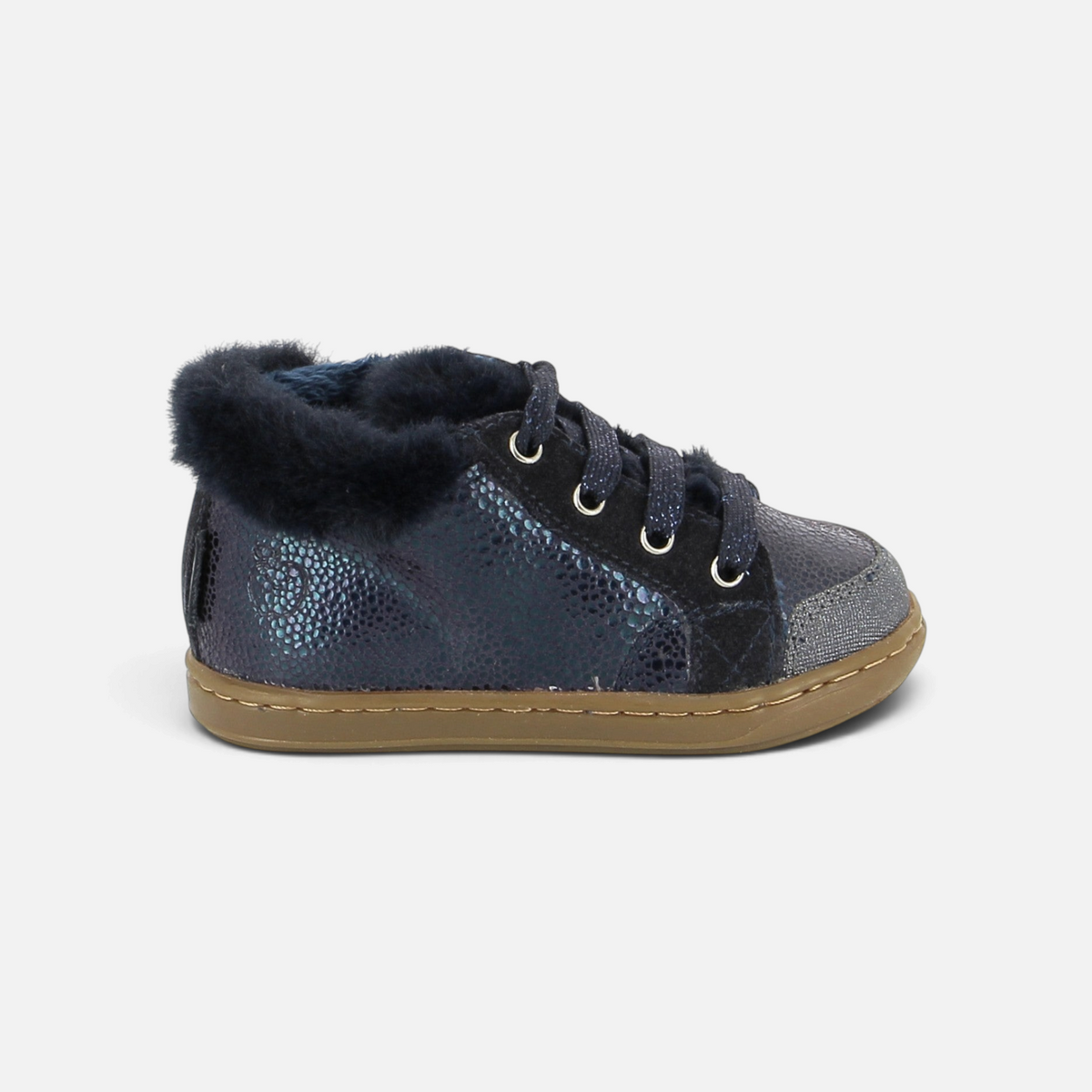BOUBA ZIP HAIR - RAUM - NAVY - BASKETS