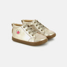 BOUBA ZIP LACE COW ARTIC LT BRONZE BASKETS