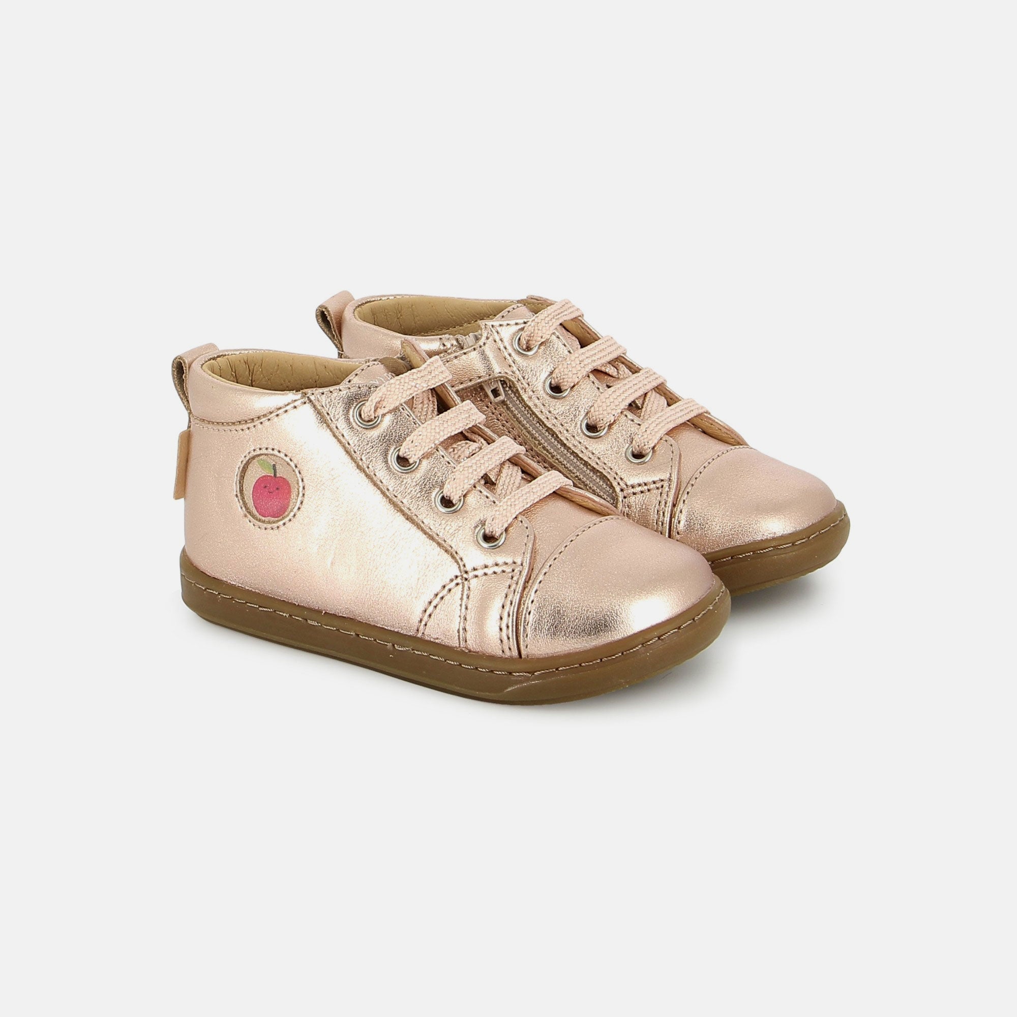 BOUBA ZIP LACE LAMINATO COPPER BASKETS