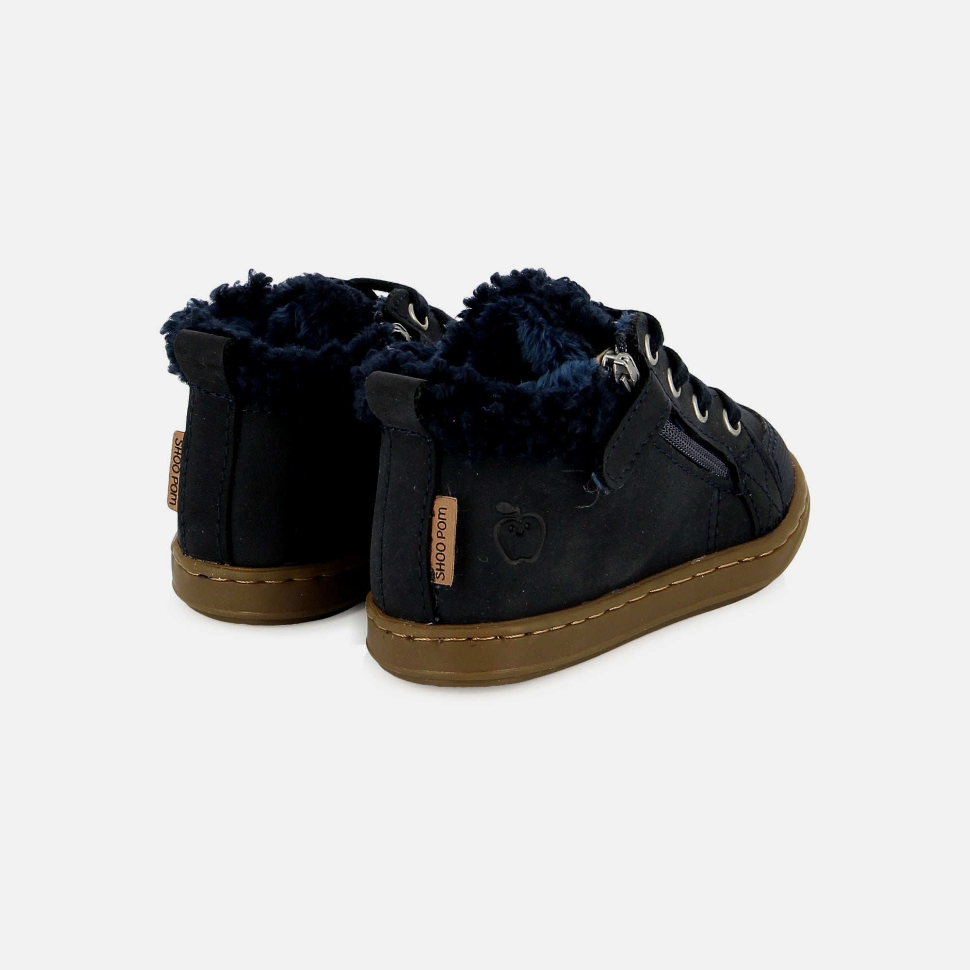 BOUBA ZIP WOOL - BUXON - NAVY - BASKETS