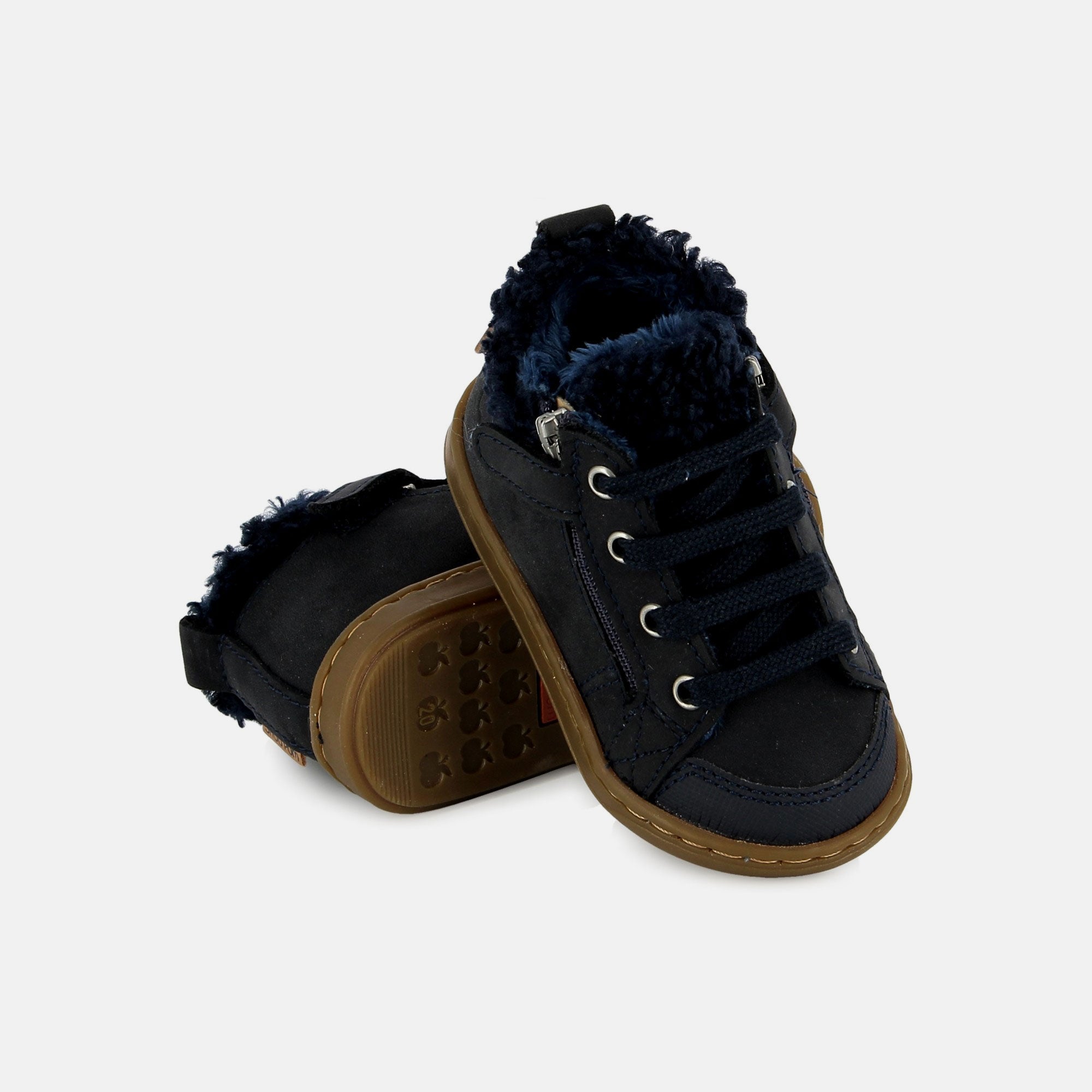 BOUBA ZIP WOOL - BUXON - NAVY - BASKETS