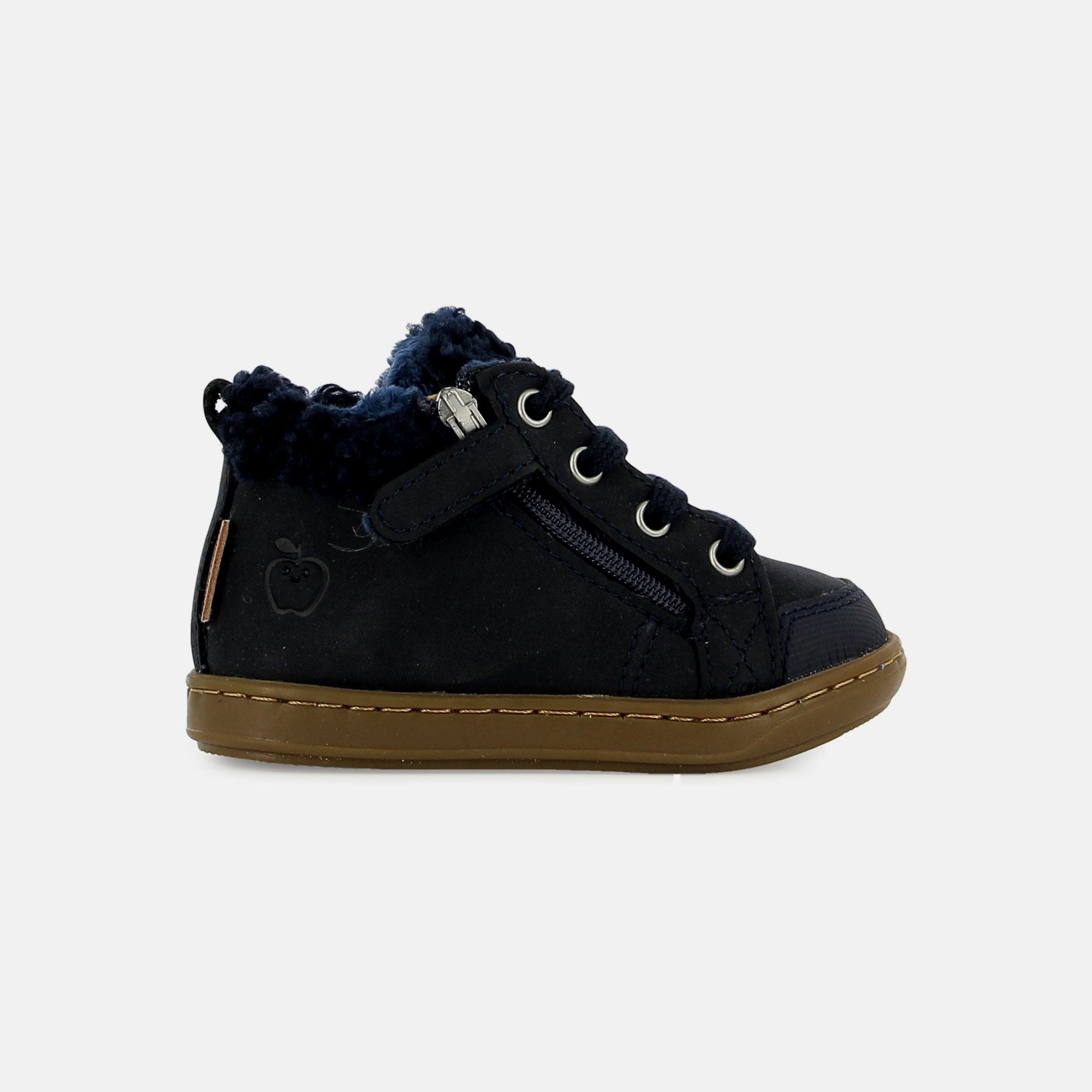 BOUBA ZIP WOOL - BUXON - NAVY - BASKETS
