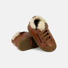 BOUBA ZIP WOOL NAPPA DK CAMEL BASKETS