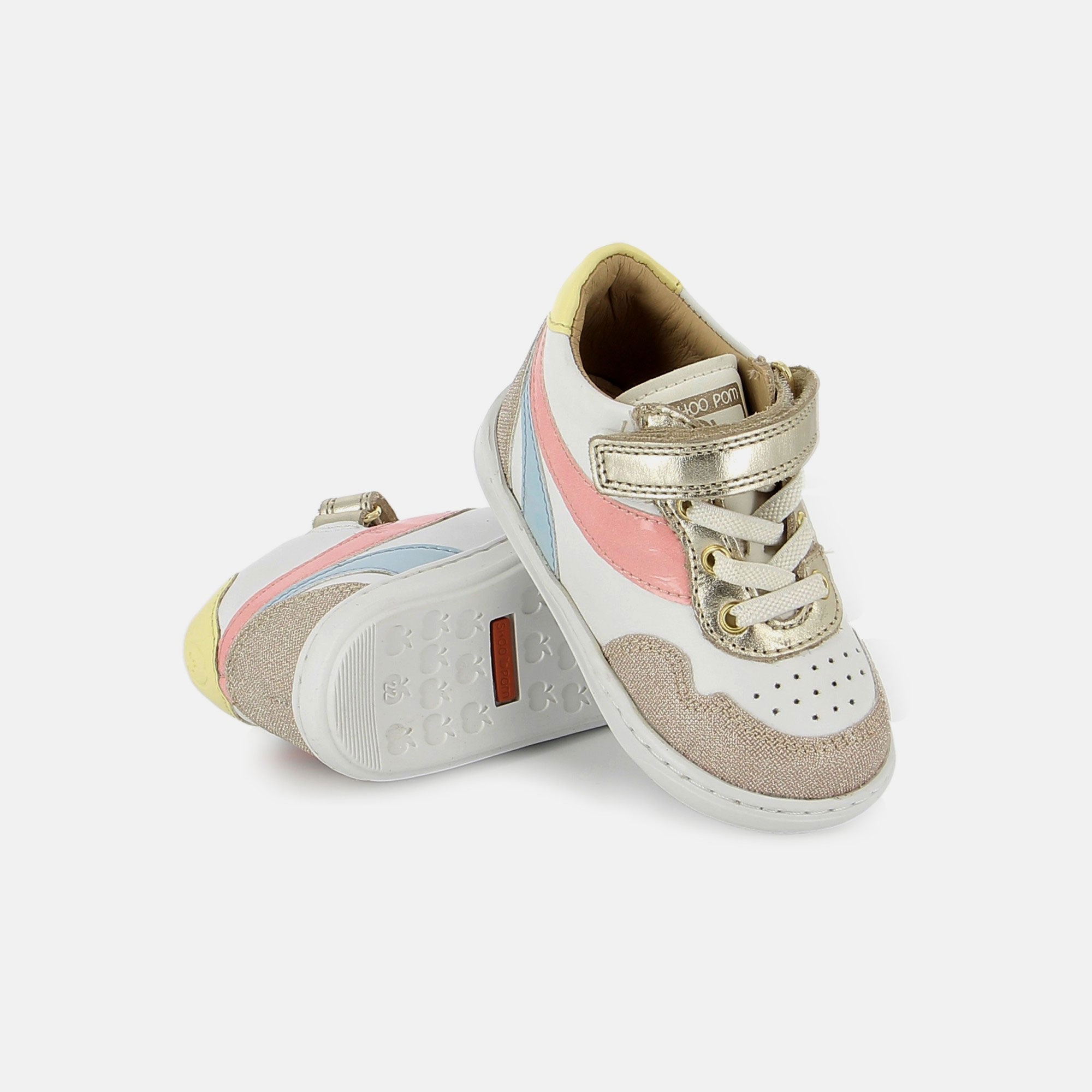 BOUBA ZIVA - LAMINATO - WHITE-PLATINE - BASKETS