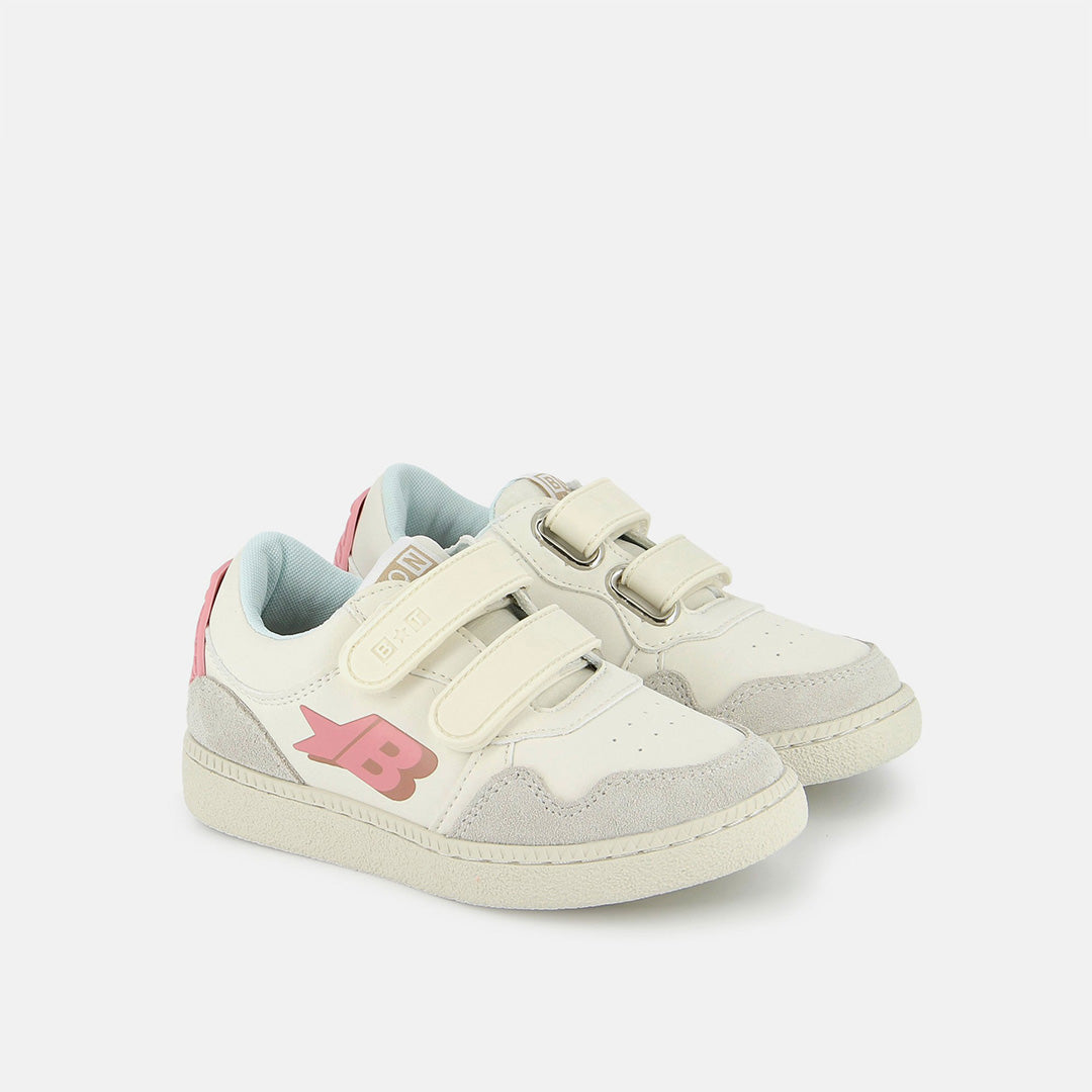BT KIX EASY LO CUT - NAPPA - OFF WHITE-PINK - BASKETS