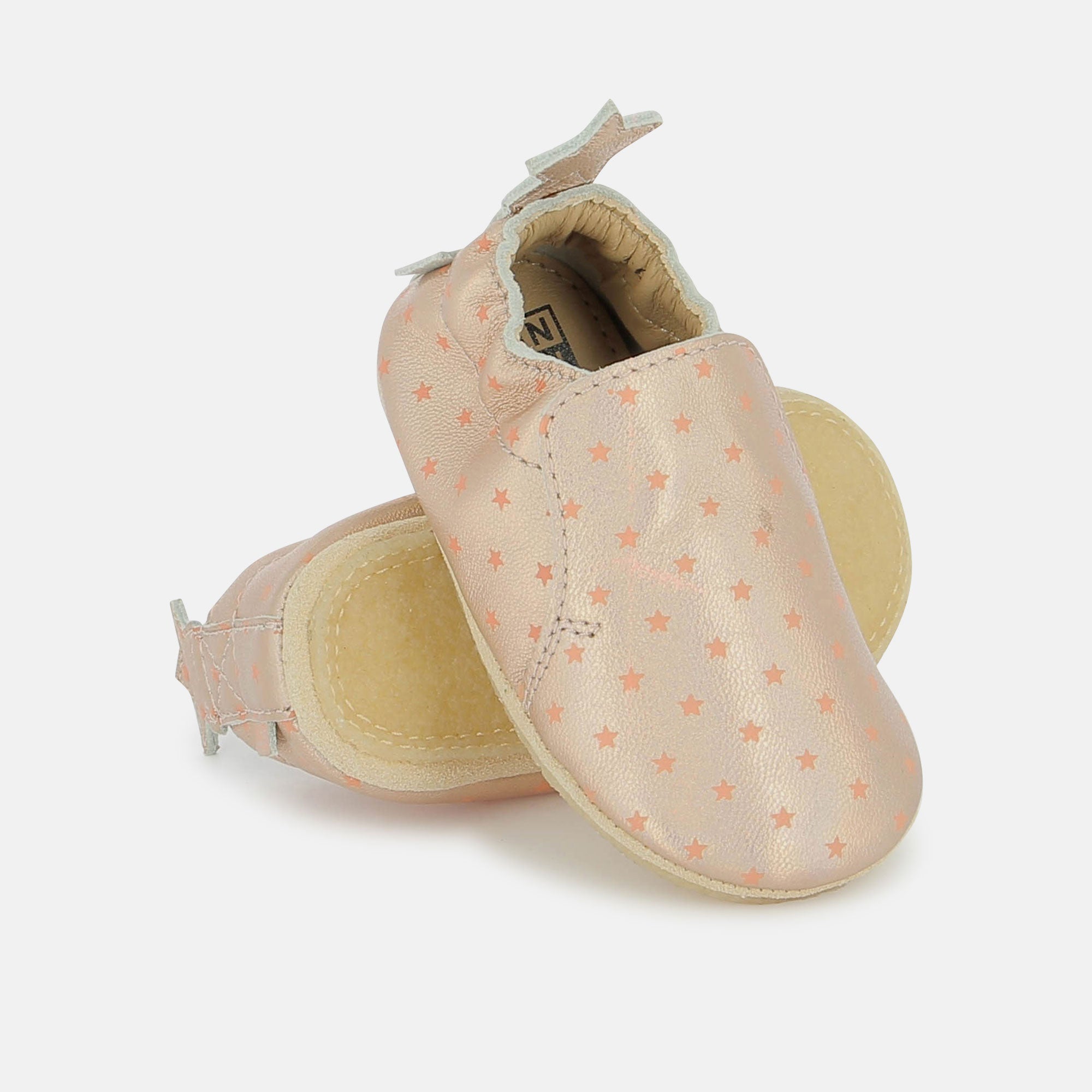 DOUDOU STAR - SHEEP NAPPA - MINI STAR COPPER-PAP - CHAUSSONS