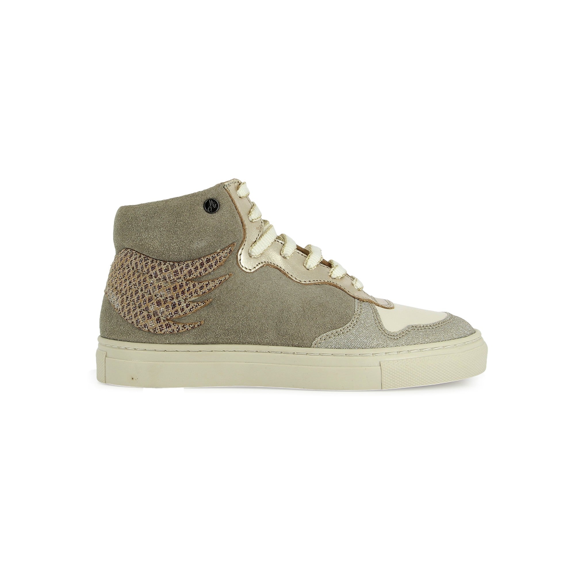 ELOW WINGS - VELOURS - DK BEIGE - BASKETS