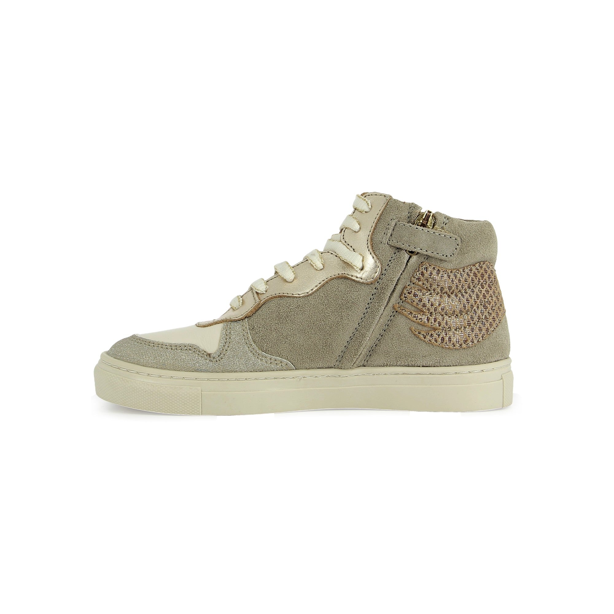 ELOW WINGS - VELOURS - DK BEIGE - BASKETS