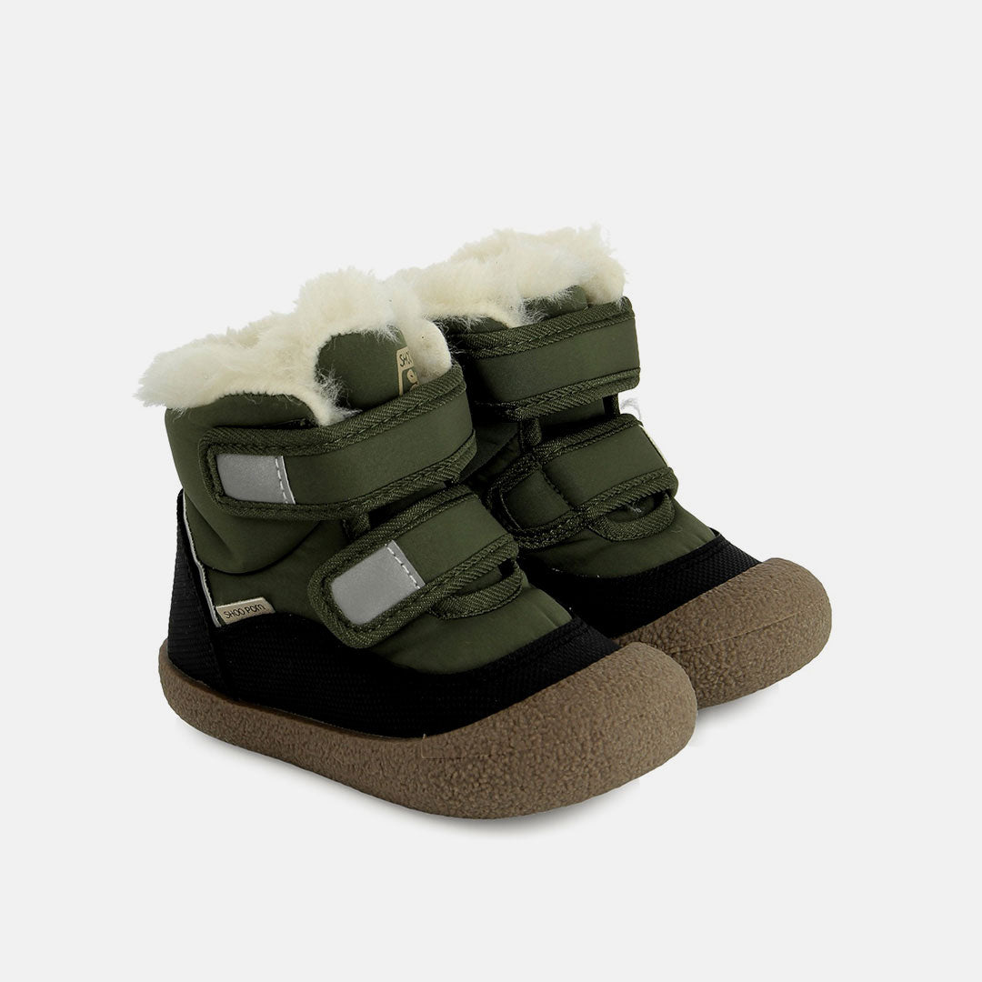 GRIGRI EASY FUR - NYLON FOURRE - KAKI - BOOTS & BOTTINES