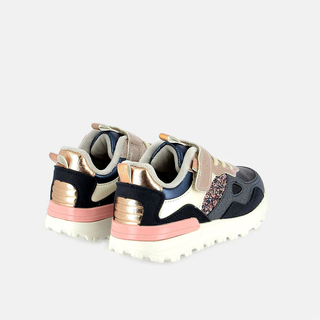 JOGGY SCRATCH - LAMINATO-GLITTE - NAVY-POUDER-COPPER