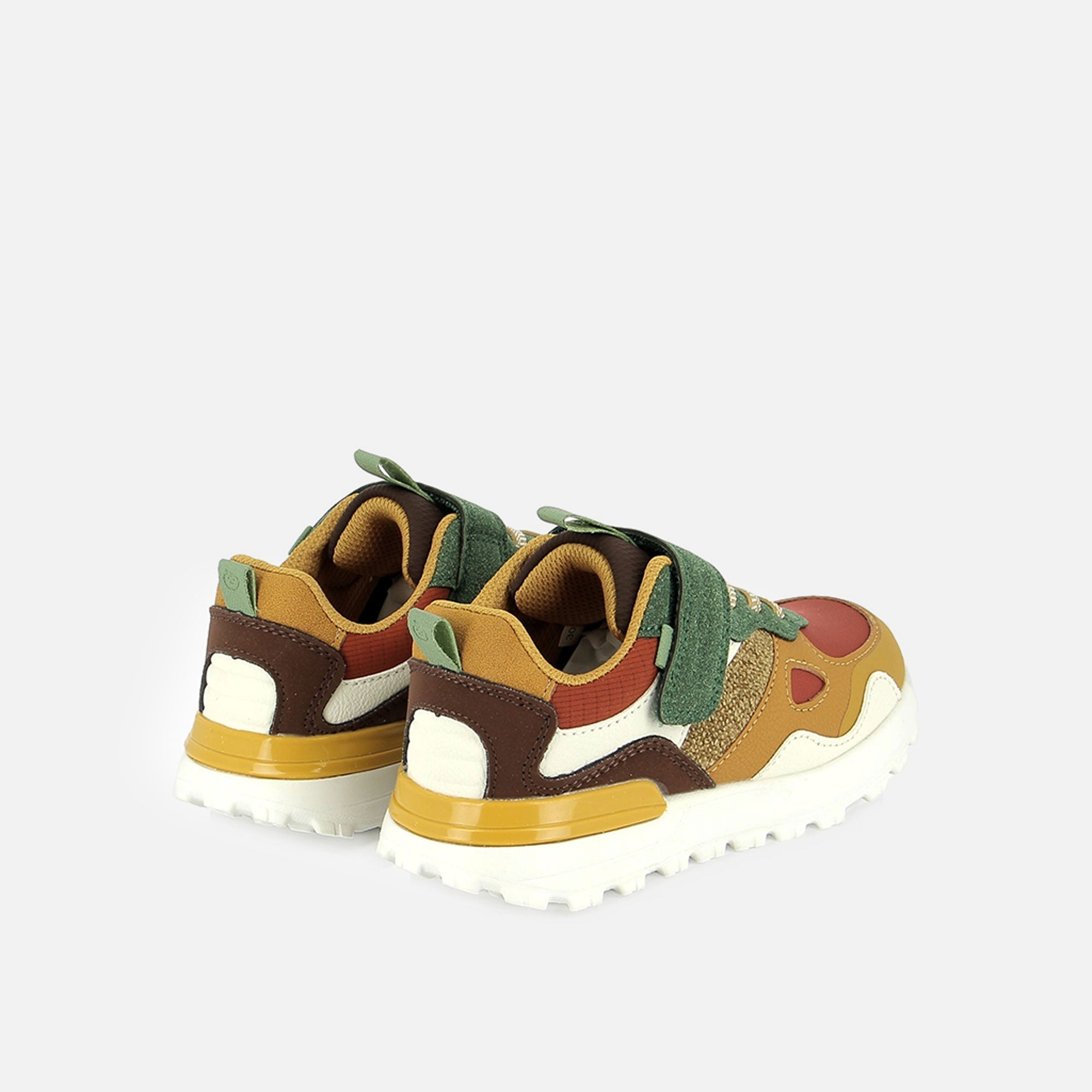 JOGGY SCRATCH - NYLON-FELT - FOX-GREEN-OCRE