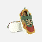 JOGGY SCRATCH - NYLON-FELT - FOX-GREEN-OCRE
