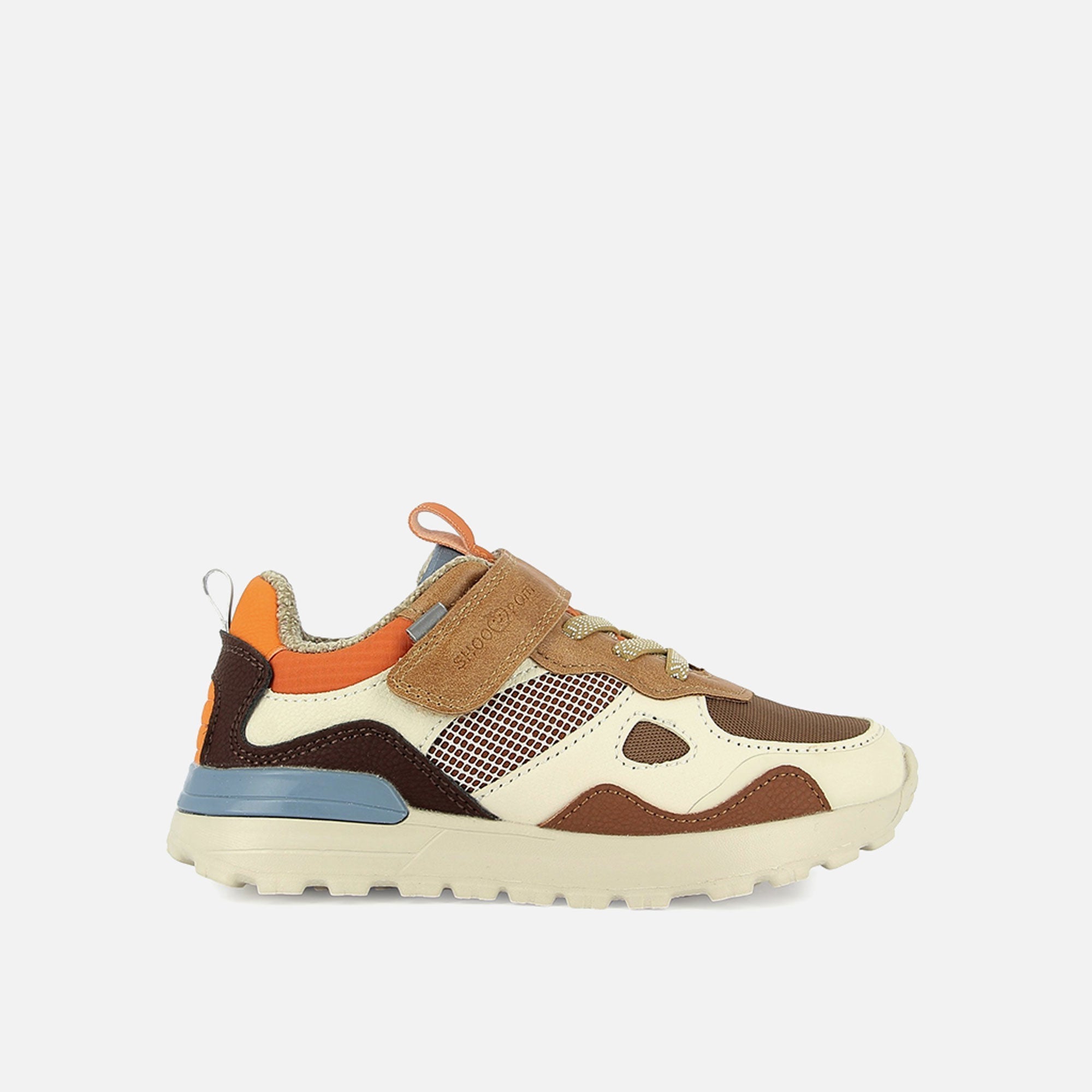 JOGGY SCRATCH - NYLON-GRID - CAMEL-OFF WHITE-ORAN