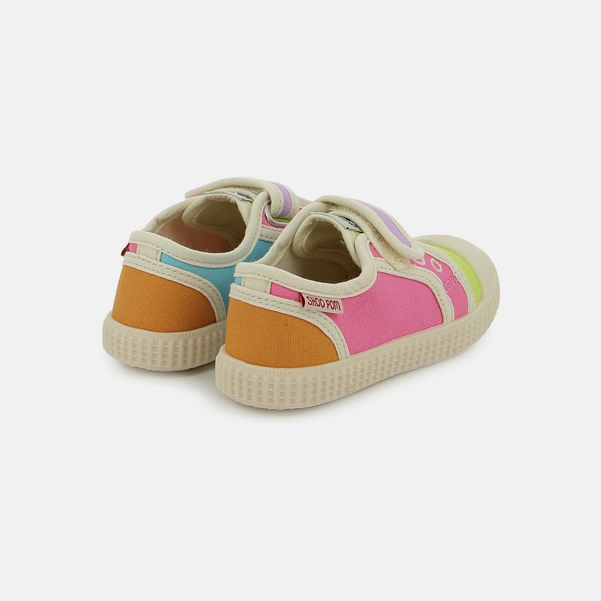 JUJU EASY - CANVAS - ROSE-MULTI - BASKETS