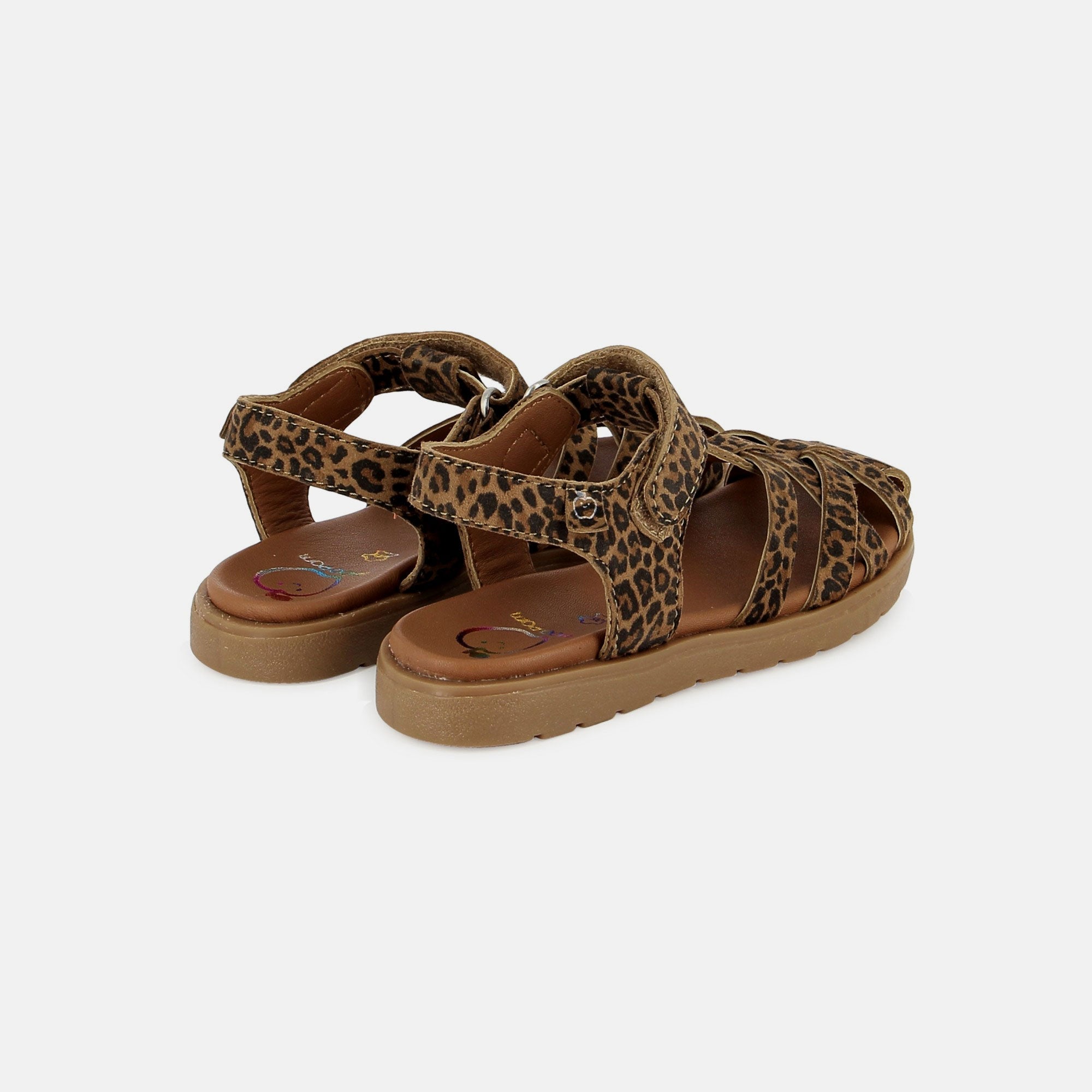 KERALA EASY STRAP - SUEDE - LEOPARD CAMEL - SANDALES