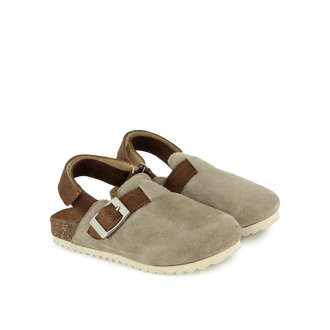 LUV FUR - VELOURS OILY - EARTH - MULE